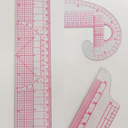 HLZC French Curve Ruler for Pattern Making, 15 Pieces Clear Sewing Ruler Set - Image 5