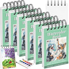 6 Pack Watercolor Paper Pad, 3.5x5.5 Inch Water Color Paper, 140lb/300gsm by UZLUbuywithconfidence