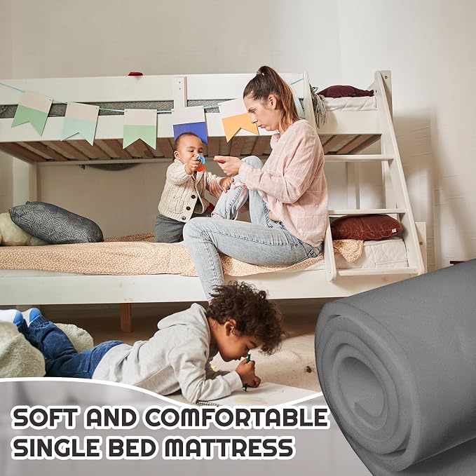 Amylove 1 Pack Polyurethane Foam 1" x 24" x 72" High Density Cushion Upholstery - Image 7