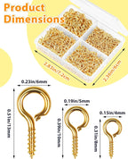 FIVEIZERO 600pcs Small Screw Pins - Image 2