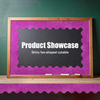 70Ft Shine Pink Bulletin Board Borders，Scalloped Poster Boards Decorations Trim - Image 7