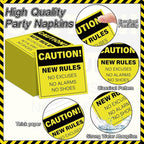 Qyeahkj 100 Pcs Funny Happy Retirement Party Supplies Caution Retirement Paper - Image 4
