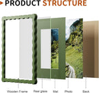 8X10 Wavy Picture Frame With Mat - Image 4