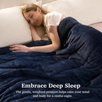 Sivio Weighted Blanket for Adult 15 lbs, Sherpa Heavy Blanket - Image 2