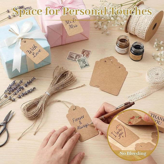 SallyFashion 100pcs Gift Tags - Image 4