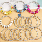 ZYEHXED 20 Pieces Snake Charm Bracelet Stainless Steel 3mm Expandable Charm - Image 4