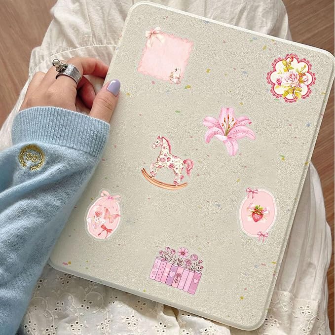 Aesthetic Flowers Stickers Transparent Flora Scrapbook Stickers | Transparent & - Image 5