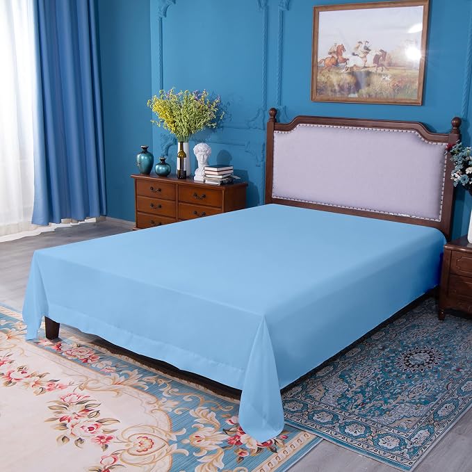 NTBAY California King Flat Sheet Only - Image 5