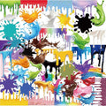 50 Pieces of Transparent Cartoon Dripping Paint Stickers, Suitable by Unknown