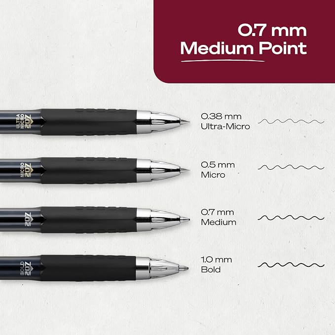 uniball™ 207 Gel Pens, 0.7mm Medium Point, Retractable, Smooth Writing - Image 5