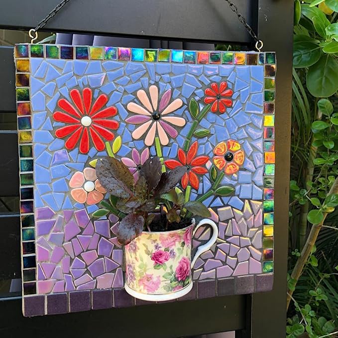 Youway Style Purple Glass Mosaic Tiles - Image 3