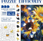 300pcs Wooden Puzzles for Adults Unique Animal Shaped Pieces | Colorful Funny - Image 3