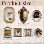 Wonderjune 7 Pcs Vintage Picture Frames Set - Image 2