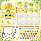Reallnaive 8 Pcs Lemon Paint by Numbers Kit - Image 3
