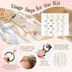 SUTROMA 776pcs Lip Gloss Keychain Making Kit - Image 3