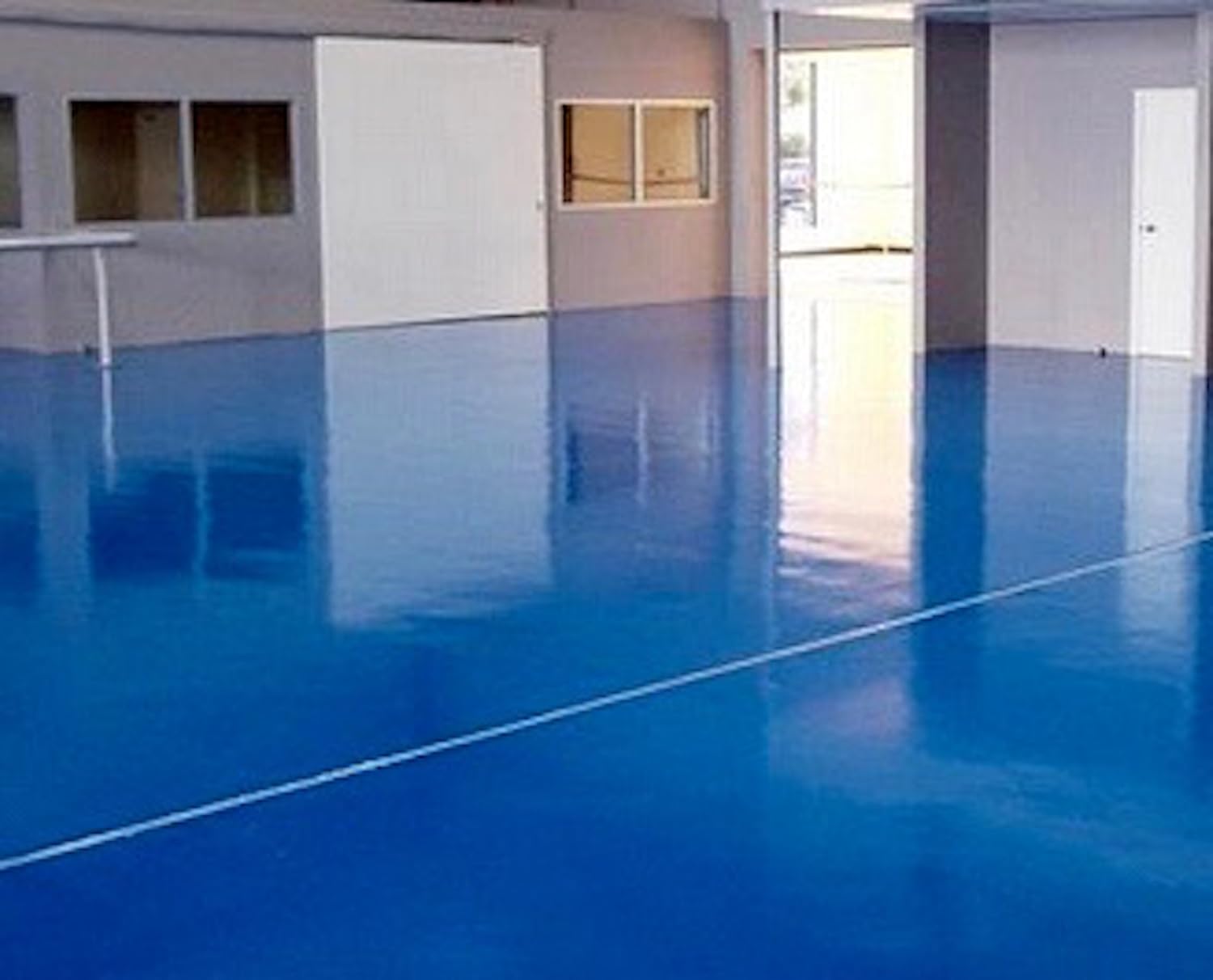 Coloredepoxies 10006 Dark Blue Epoxy Resin Coating Made with Beautiful and Vibrant Pigments, 100% solids, For Garage Floors, Basements, Concrete and Plywood. 3 Quart Kit