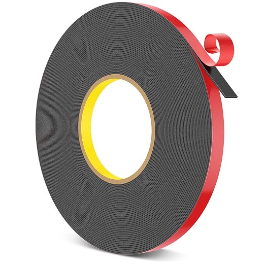 HitLights Double Sided Tape Heavy Duty, 1/2 in x 50 ft, Adhesive Mounting Tape by HitLights