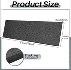Ramede Customizable Polyethylene Foam Sheet 54 x 16 x 0.5 Inch Black Foam - Image 2