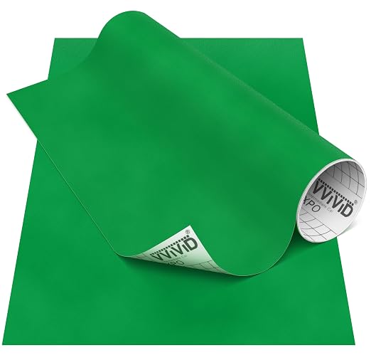 VViViD DECO65 Suede Green Permanent Adhesive Craft Vinyl by VVIVIDVINYL
