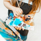 DUGATO Clear Acrylic Paint Palette, 15.7 x 11.8 in | Medium Size Palette - Image 5