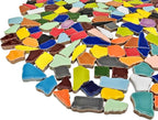 1.1lb Ceramic Mosaic Tiles, Mixed Colour Ceramic Mosaic Pieces - Image 8