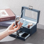 ProCase Watch Box, 3 Slot Watches Display Case - Image 6