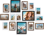 Vittanly 15 Pack Picture Frames Collage Wall Decor, Gallery Frame Set by Vittanly