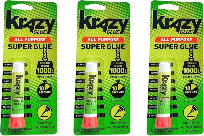 Krazy Glue Elmer's Original Crazy Super Glue All Purpose Instant Repair by KrazyGlue