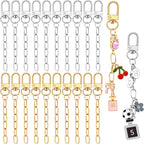 20pcs Keychain Making Kit, Alloy Extender Keychain Bag Charm Kits by Unknown
