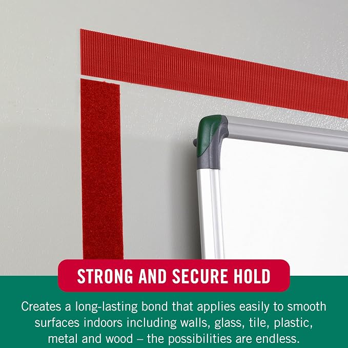 VELCRO Brand Colors | Red Sticky Back Tape | 10ft Roll - Image 4