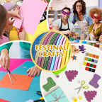 Feifeiya 48 Pack Assorted Colors Foam Sheets 8 x 12 Inch, Office Projects - Image 7