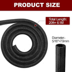 Automotive Wire Loom High Temperature Braided Wire Loom, Split-Sleeve Heat - Image 4