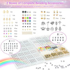 Gionlion Clay Beads Friendship Bracelet Making Kit, 72 Colors Preppy Clay A-Z - Image 5