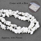 456 PCs Natural Chip Stone Beads, 5-8mm Irregular Multicolor Gemstones Loose - Image 4