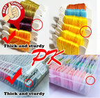 Friendship Bracelet Kit Embroidery Floss 80 Colors - Image 4