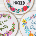 Louise Maelys 3 Sets Funny Embroidery Kits - Image 7