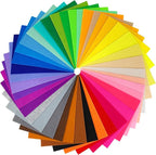 ZUFECY 40Pcs Felt Sheets for Crafts, Nonwoven Felt Squares for Sewing Patchwork by ZUFECY