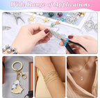 URSKYTOUS 3Pcs Jewelry Pliers Set Jewelry Making Pliers Tools Kit Include - Image 2