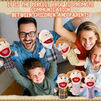 Lenwen 6 Pcs Family Hand Puppet Set Family Members Puppets - Image 5