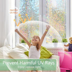 HIDBEA Window Privacy Film Static Clings, Rainbow Window Film, 3D Decals - Image 4
