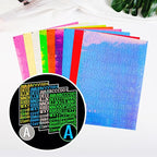 9 Sheets Glow in The Dark Letter & Numbers Stickers - Image 2