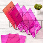 Lesnlok Purple Acrylic Sheets 1/8 Inch Thick 2 Pack 8 x 10 Clear Plexiglass - Image 4
