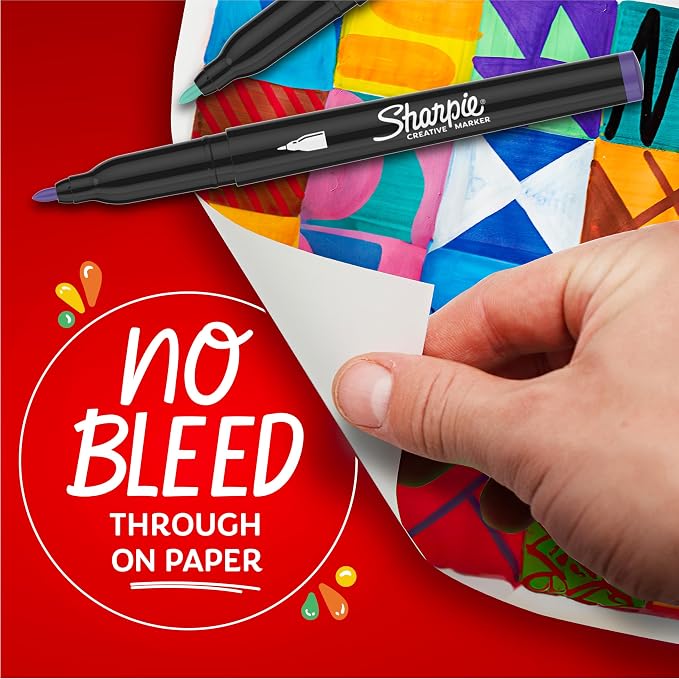 Sharpie Creative Markers Variety Pack, Water-Based Acrylic Paint Markers - Image 3