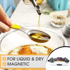 Spring Chef Stainless Steel Magnetic Measuring Spoons Set of 8 - Image 4
