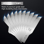 Jetmore 100 Pack Hobby Blades Craft Knife Blade Refill #16 Hobby Knife - Image 3