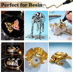 LET'S RESIN Liquid Mirror Chrome Metallic Markers, Reflective Gloss, 2-5mm - Image 8