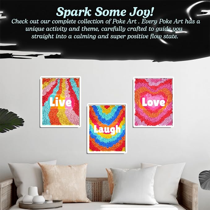 Unwynd Poke Art Positive Vibes | Mess-Free Arts and Crafts - Image 9