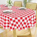 Smiry Oval Table Cloth, Waterproof Vinyl Tablecloth by Smiry