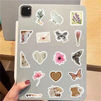 120Pcs Vintage Aesthetic Stickers - Image 7