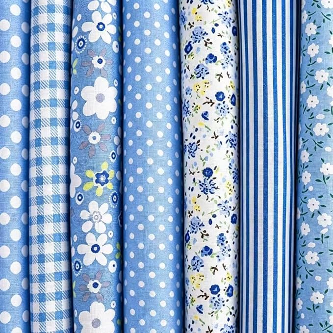 Cotton Fabric DIY Making Supplies Quilting Patchwork Fabric Fat Quarter Bundles - Image 3
